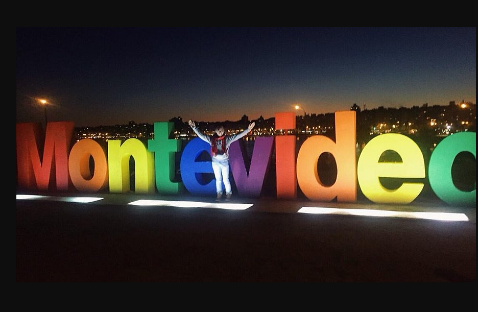 Montevideo Sign (Letrero Montevideo), Montevideo, Uruguay